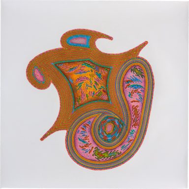 Earlygard – Bunte abstrakte Formen in geschwungenen Linien und organischen Mustern