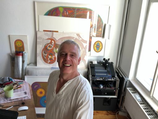 2025 Atelier Nollendorfstraße Christian Pessing im Atelier.