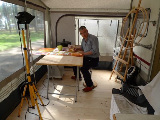 Vorzelt mit Holzfußboden Vorzelt mit Holzfußboden